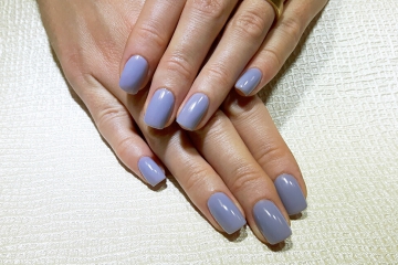 Gel Modellage hellblau Shellac